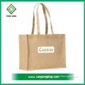 Handled Style and Jute Material fashion jute bag